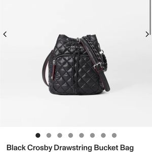 NWOT MZ Wallace Crosby drawstring bucket bag